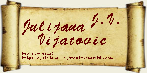 Julijana Vijatović vizit kartica